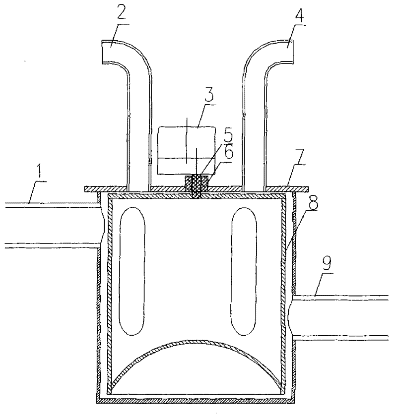 Condensate drain water seal for low space air conditioning units