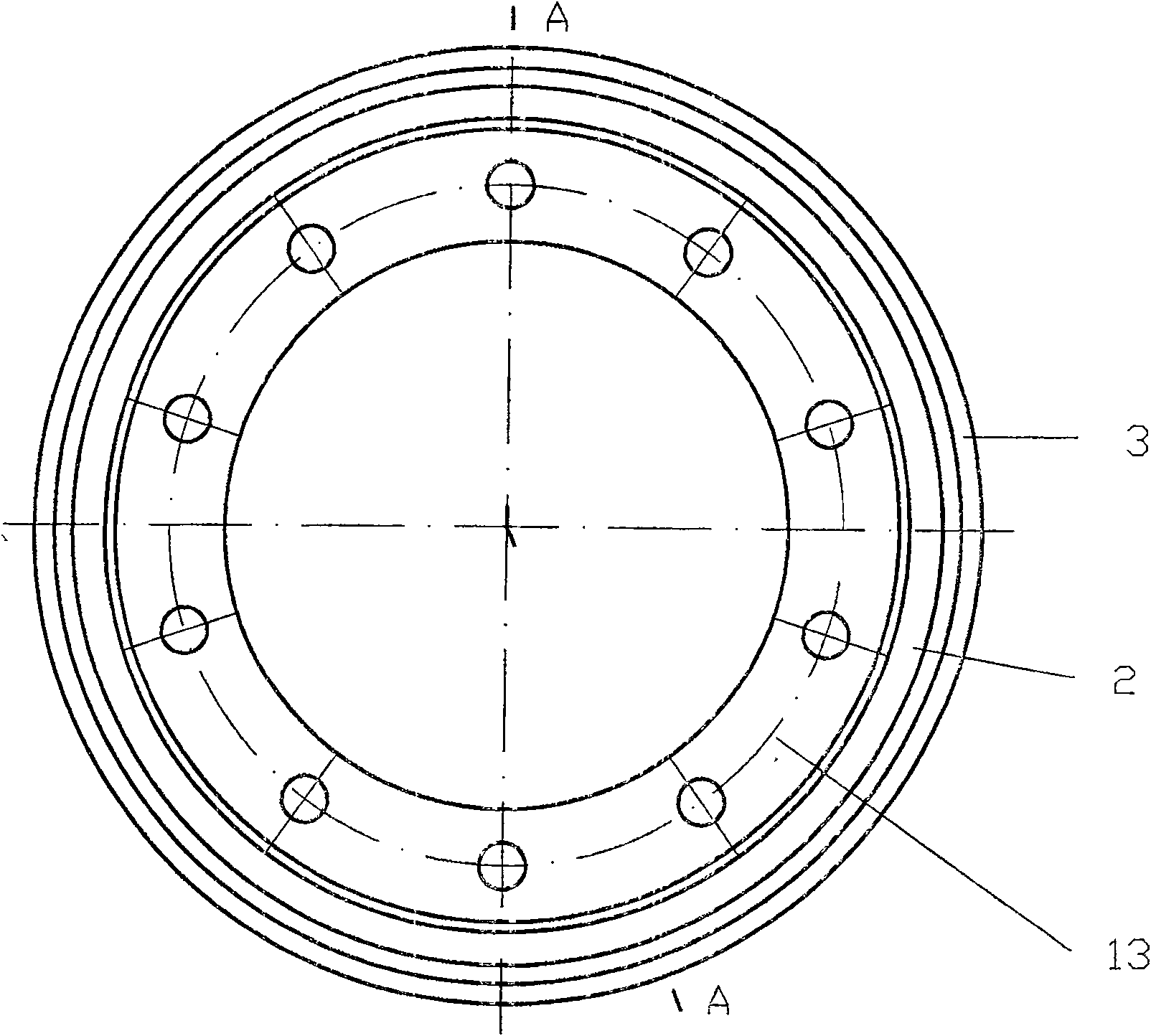 Water-cooled vehicle brake