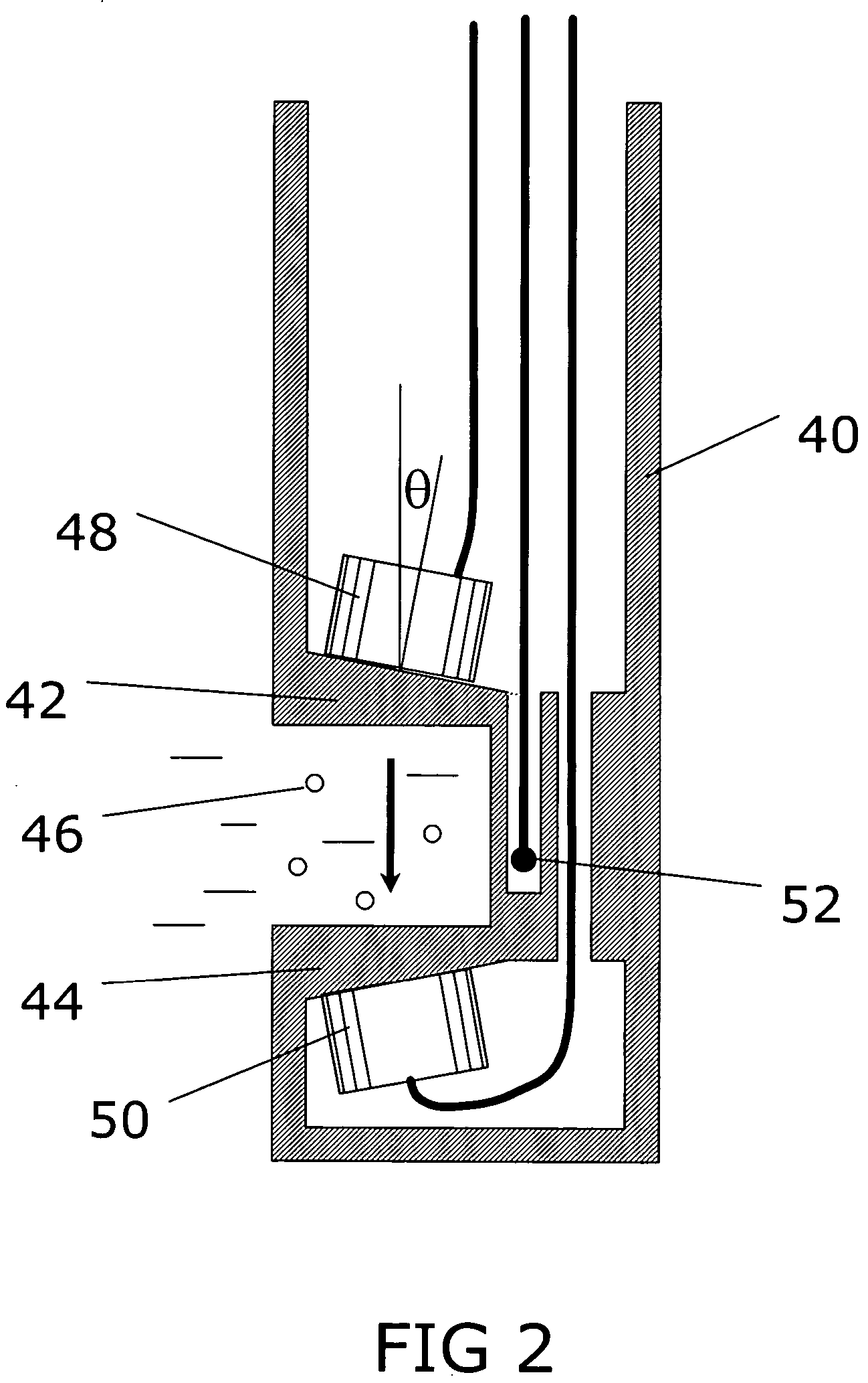 Ultrasonic monitor of material composition and particle size