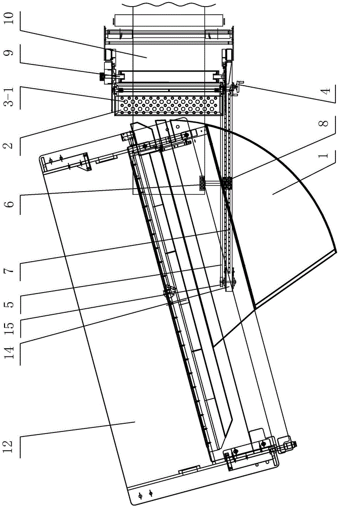 Unwinding and semi-automatic feeding and fabric transmitting device for wirecord fabric cutting machine