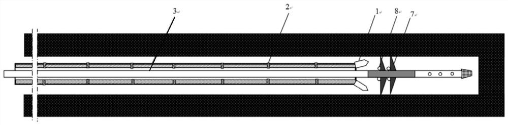 A device and method for multi-stage pressure-sealed pressure measurement of ultra-long soft coal seam drilling