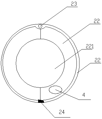 Embedded controllable blood vessel shutting device