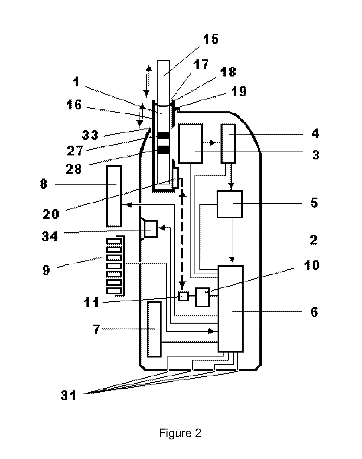 Test strip detection system