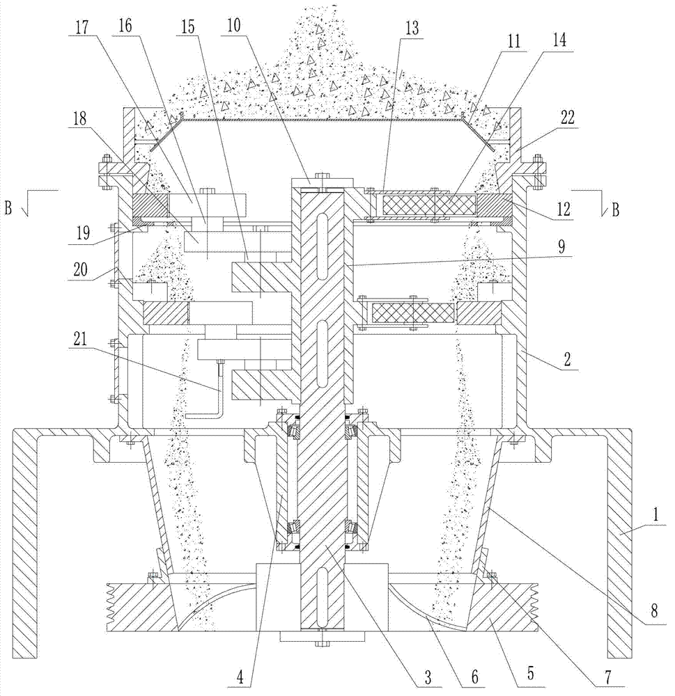 Flexible vertical grinder