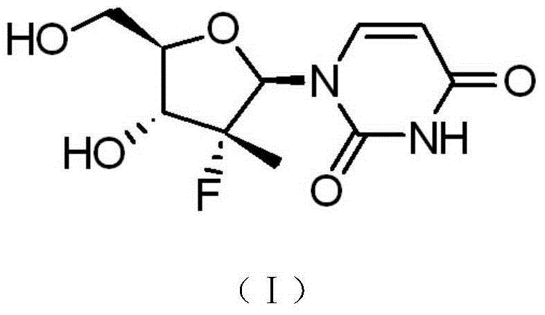 Synthesis method of intermediate compound of sofosbuvir