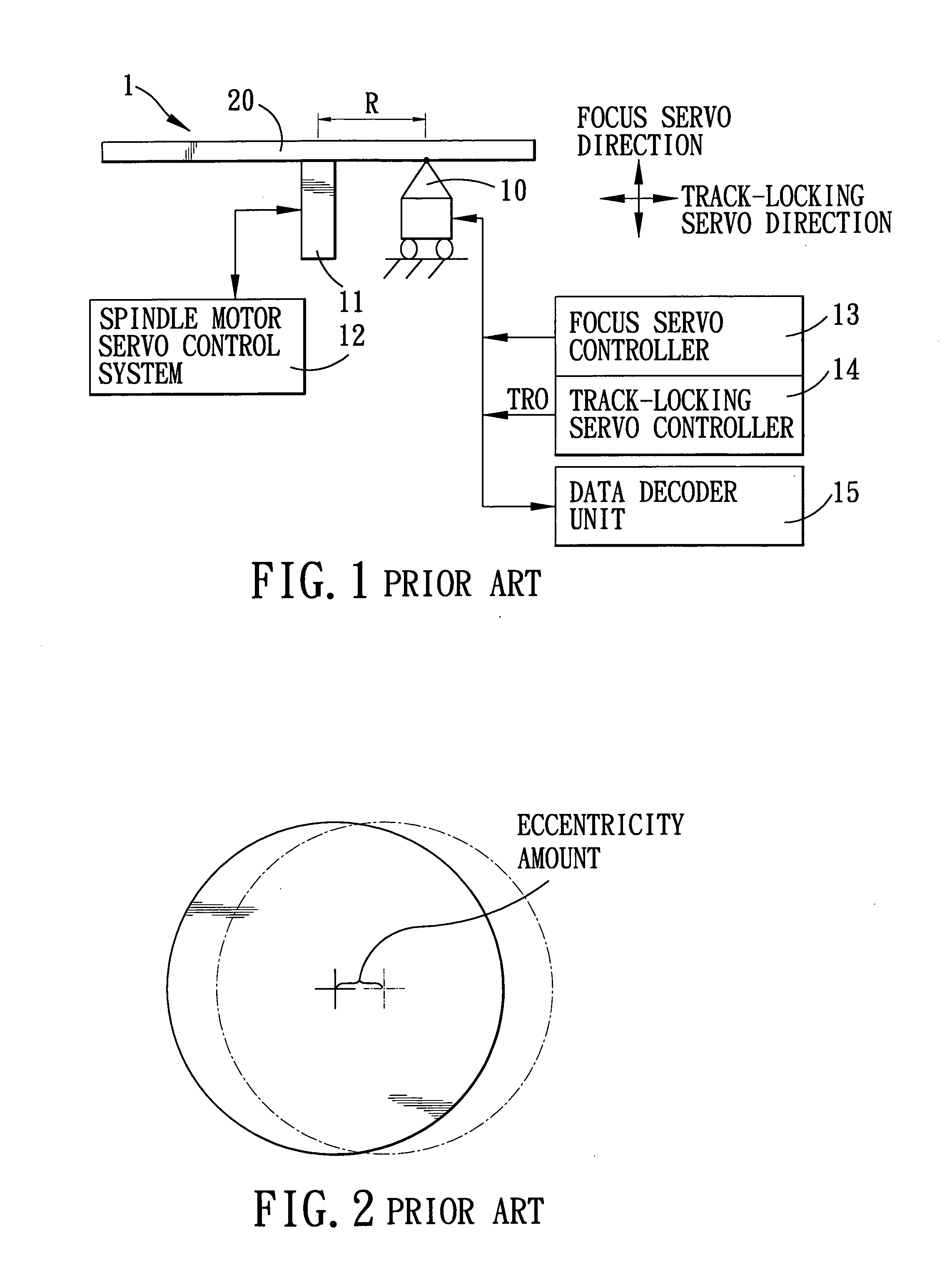 Method for detecting eccentricity of an optical disc, and optical disc drive that performs the method
