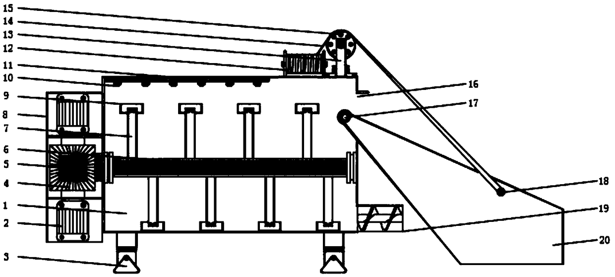 Novel concrete stirring machine