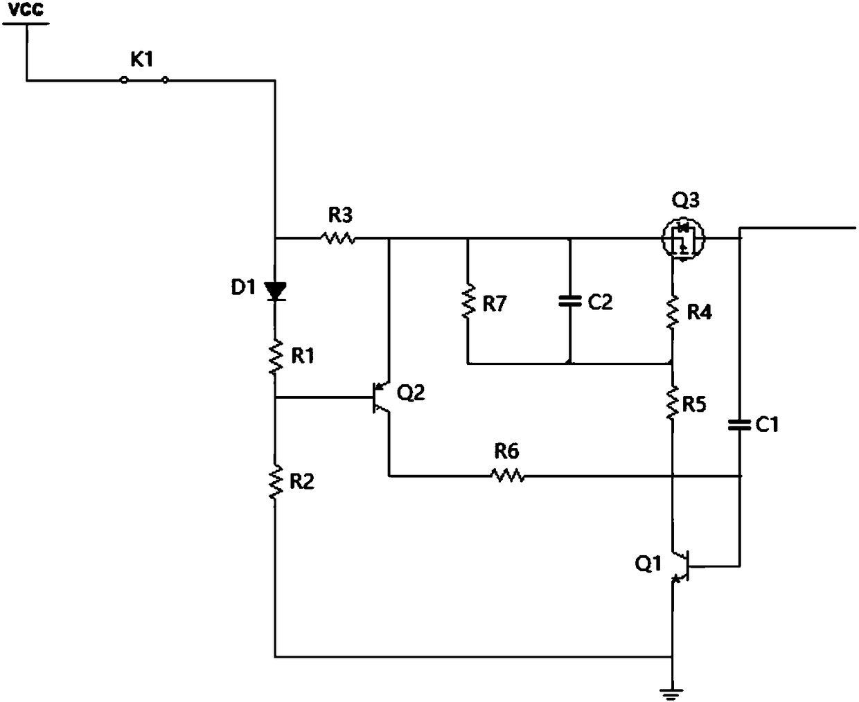 Circuit module capable of preventing surge and single event latchup for on-satellite equipment