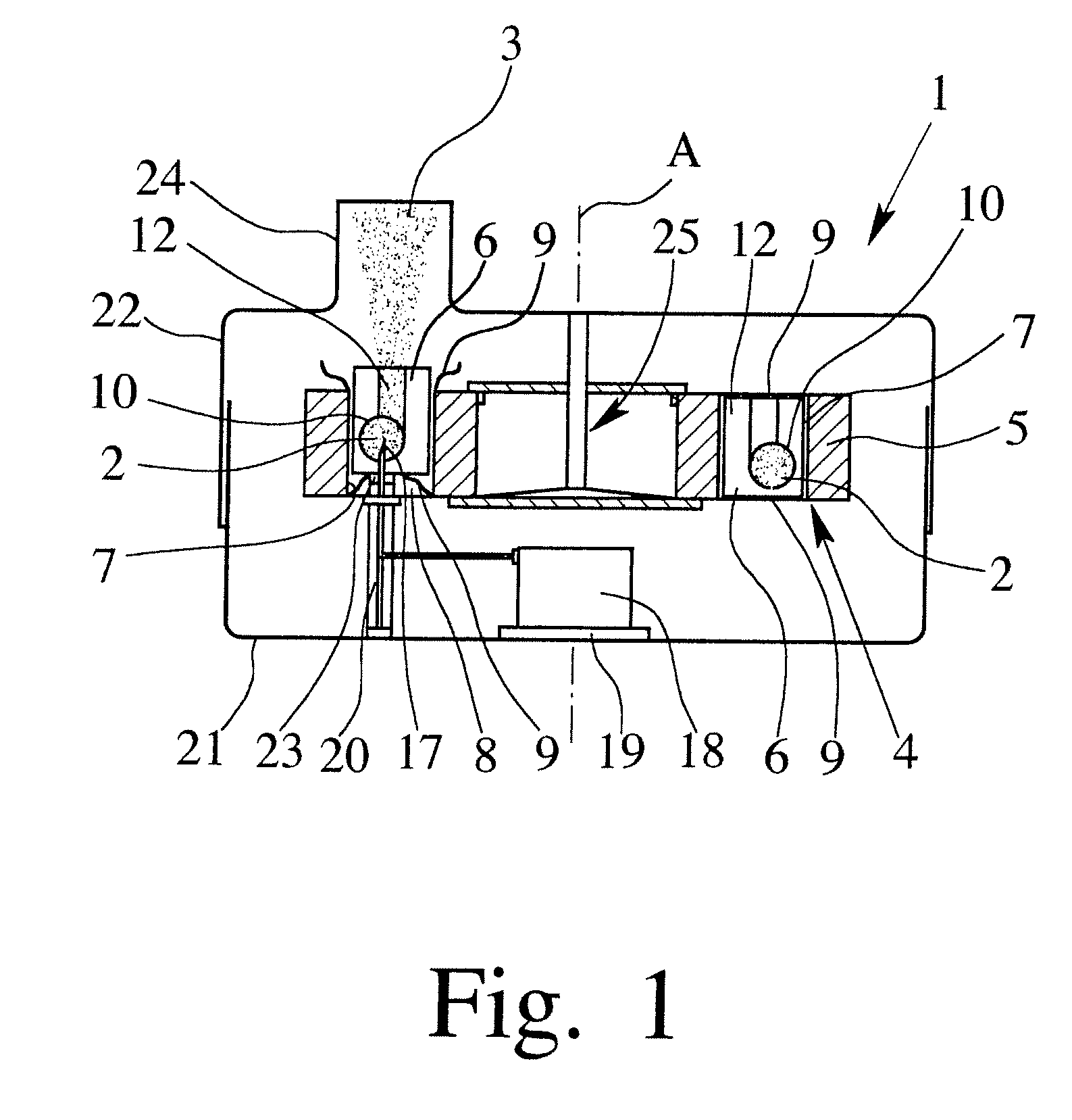 Dispensing device, storage device and method for dispensing a formulation