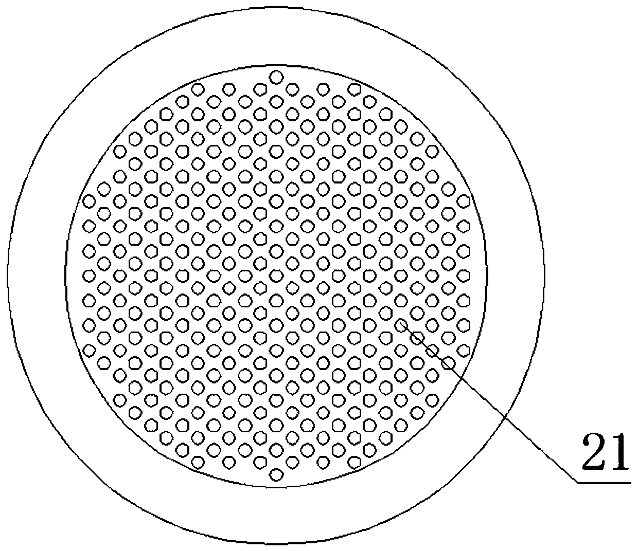 A large-coil steam generator device with water supply at the upper end