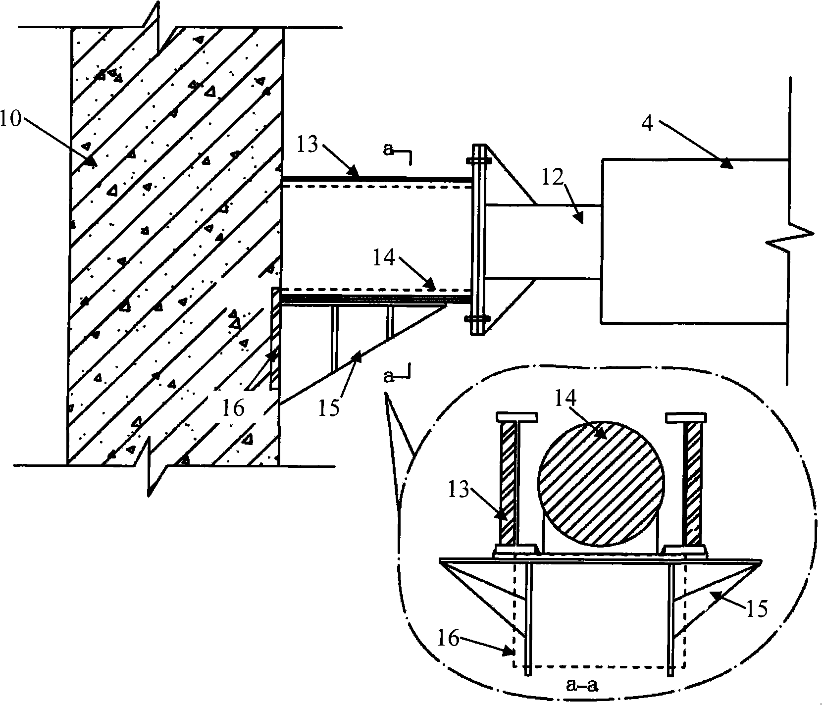 Steel shotcrete support internal force self-compensation, displacement control system and control method