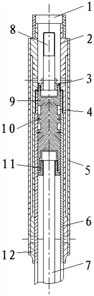 A rodless oil production device driven by a permanent magnet linear motor in the well