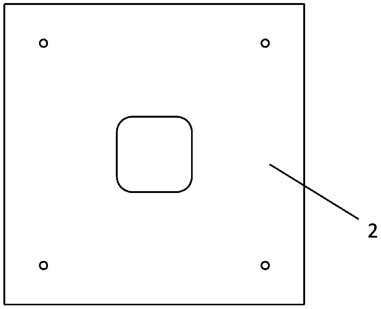 Machining method of butterfly-shaped composite material sandwich part