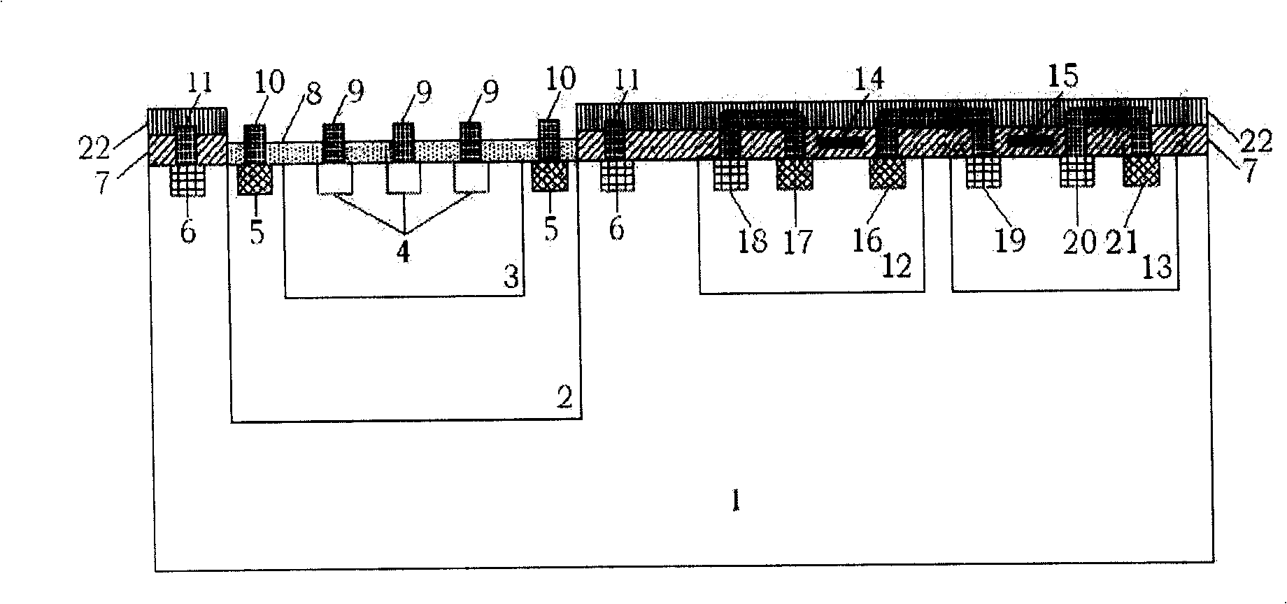 CMOS photoelectric integrated receiver with pre-equalizing circuit