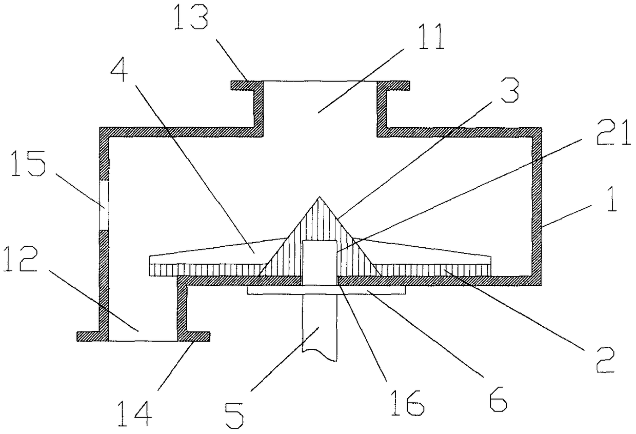 Powder steady flow discharging device