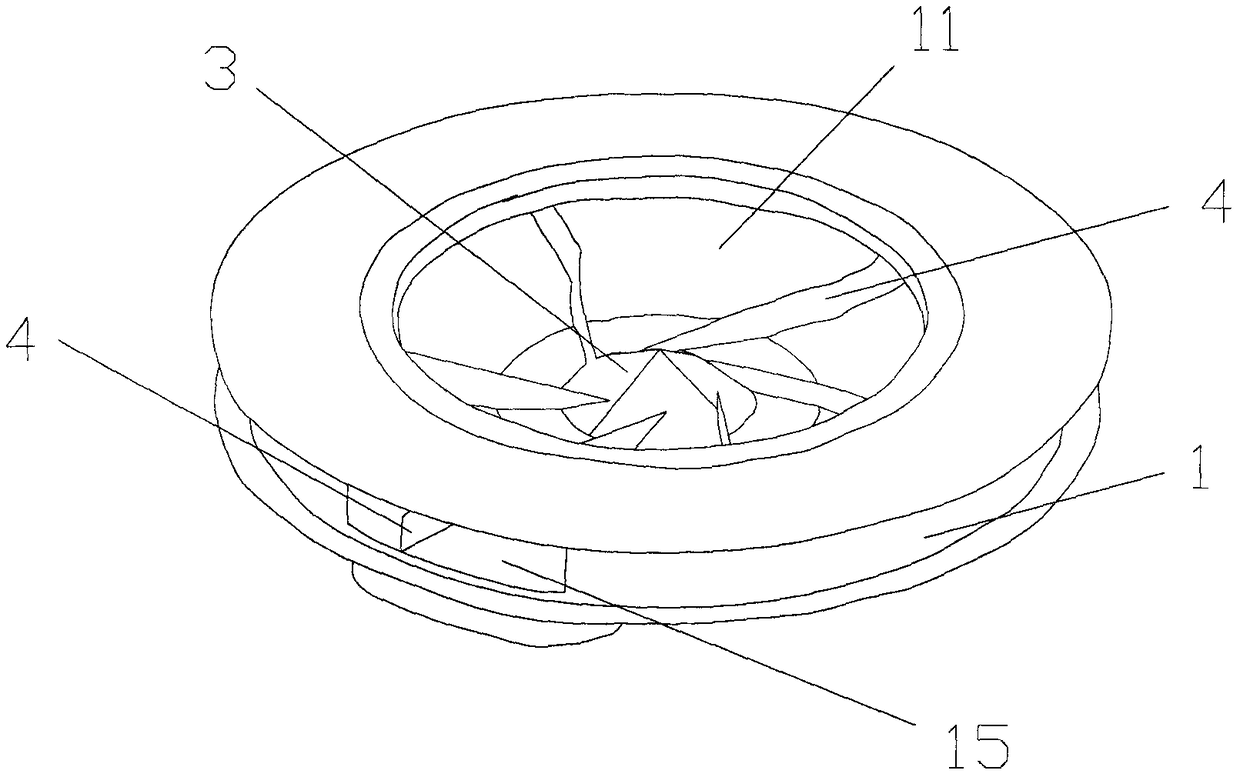 Powder steady flow discharging device