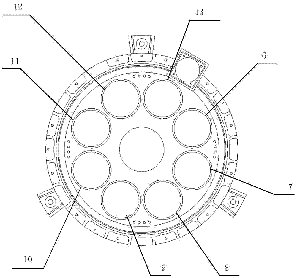 Annular optical filter wheel