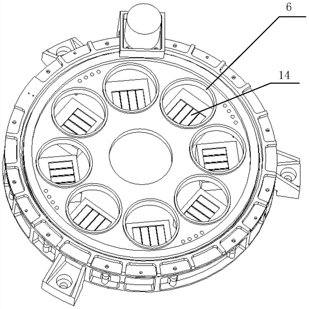 Annular optical filter wheel