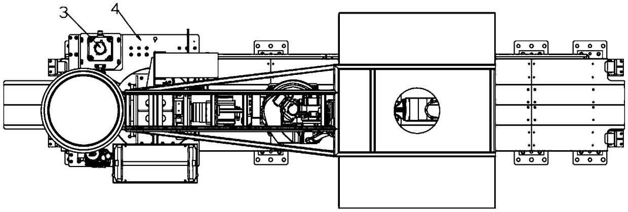 Three-axis mobile positioning high-loading integrated machine