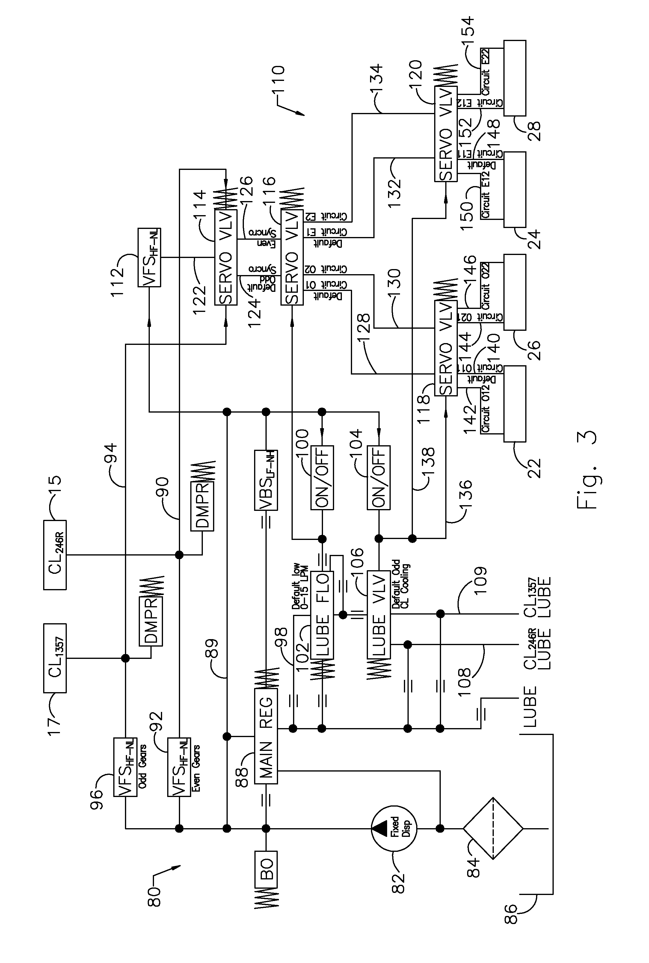 Hydraulic control for powershift transmission