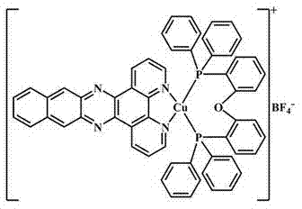 Organic photovoltaic cell based on Cu (I) complex triplet state material