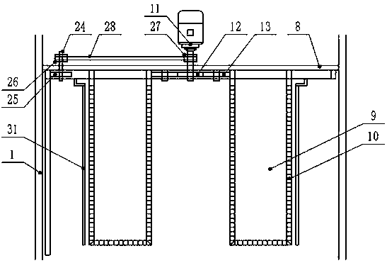 Anti-corrosion high-temperature-resistant bag-type dust removal device