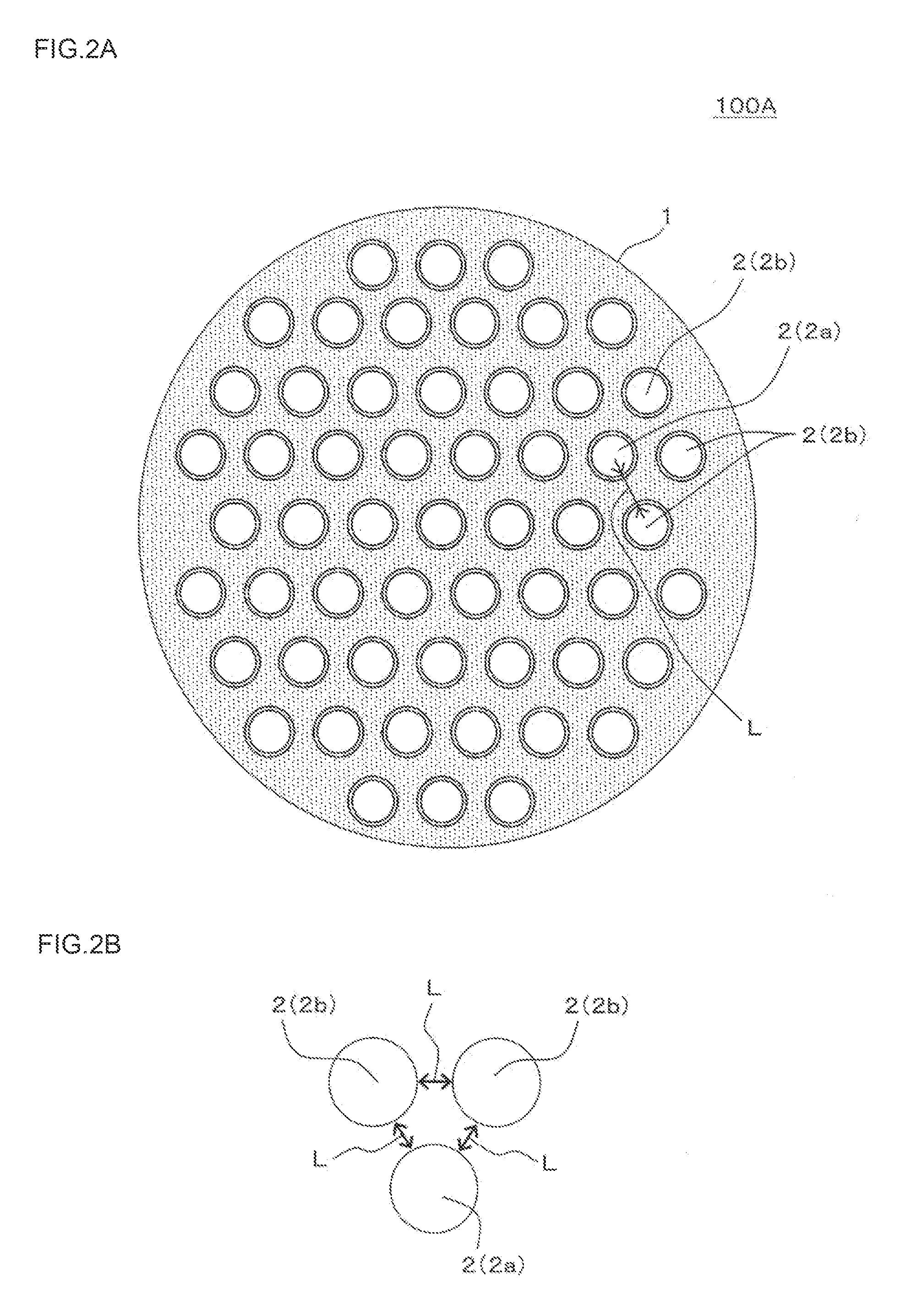 Carbon membrane structure and method for producing same