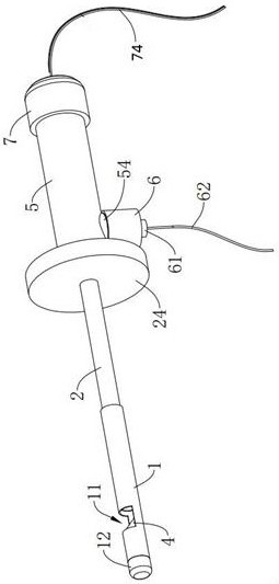 A transmission coaxial photoacoustic endoscopic probe and its imaging method