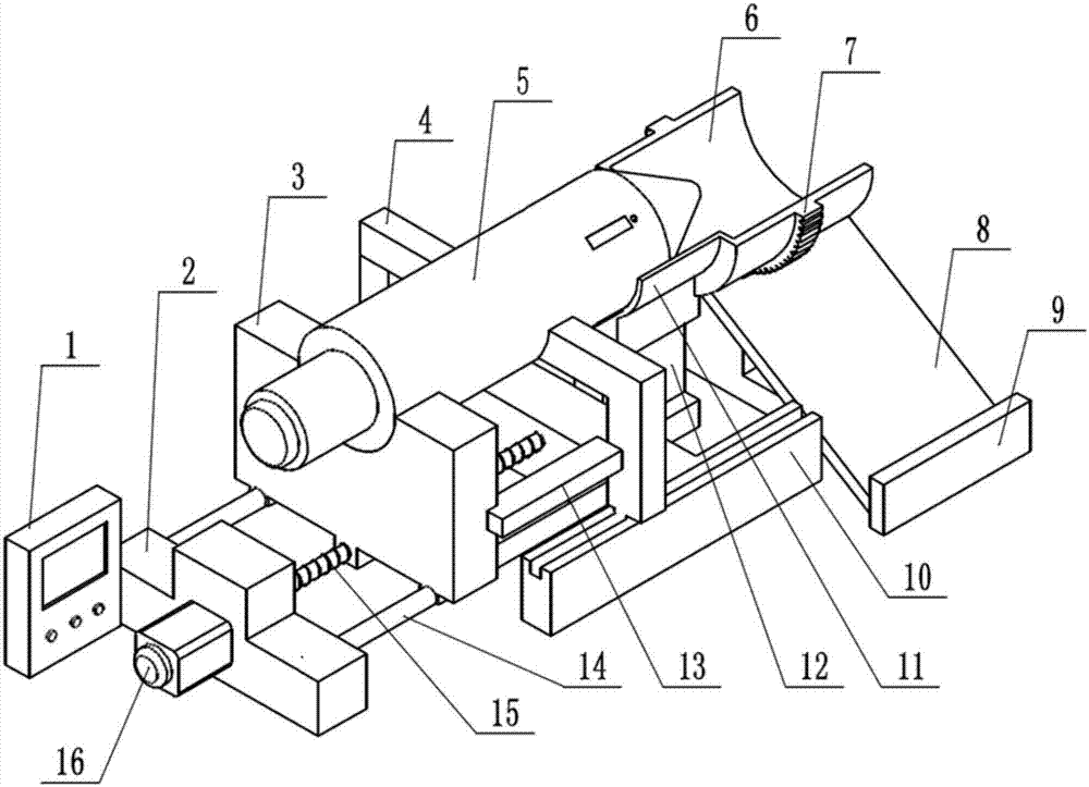 Device for taking bearing ring casting part out