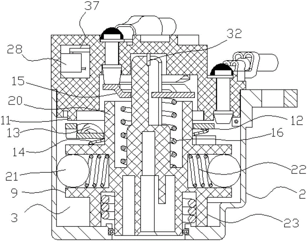Automotive ignition switch structure