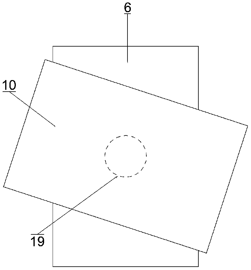 Device for mixing and stirring liquid materials