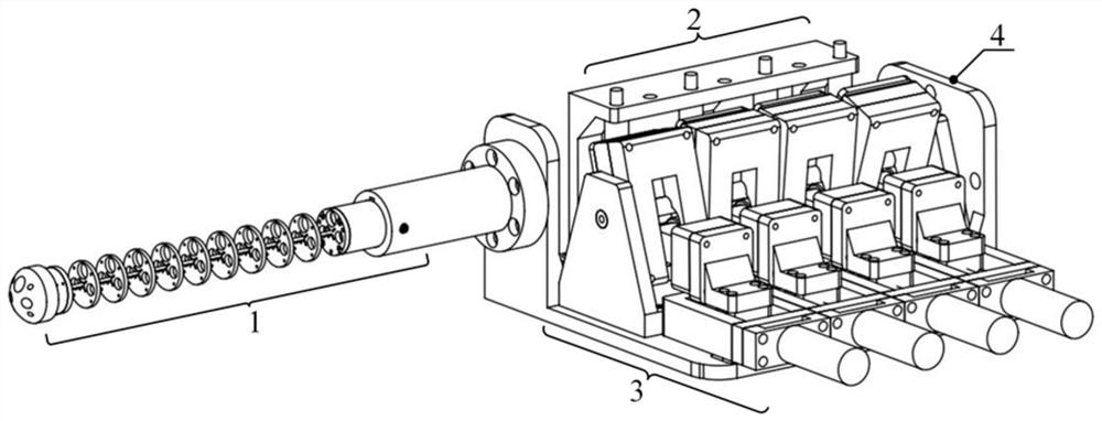 A multi-degree-of-freedom multi-channel auxiliary operation flexible manipulator system