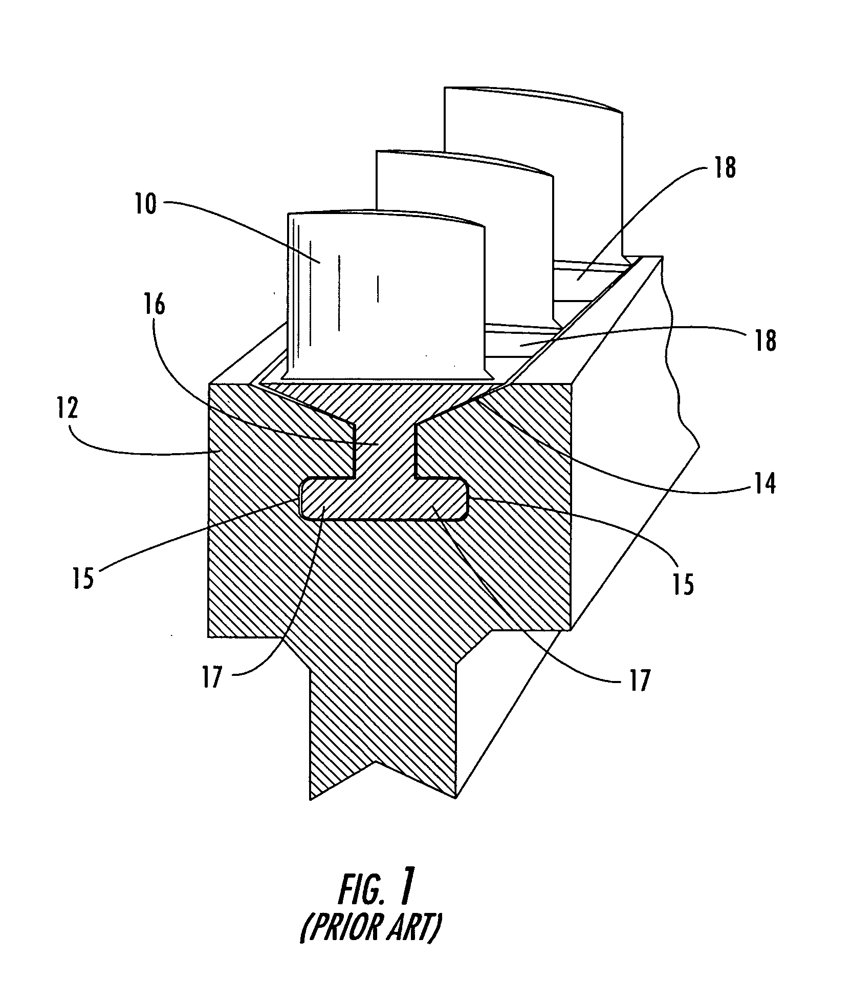 Locking spacer assembly for slotted turbine component