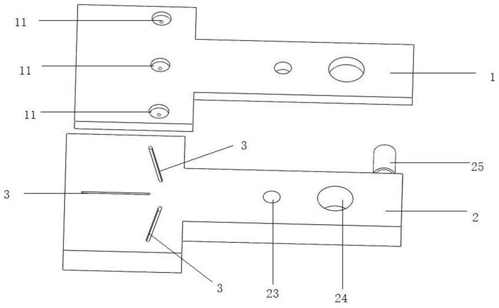 Liquid detection switching device