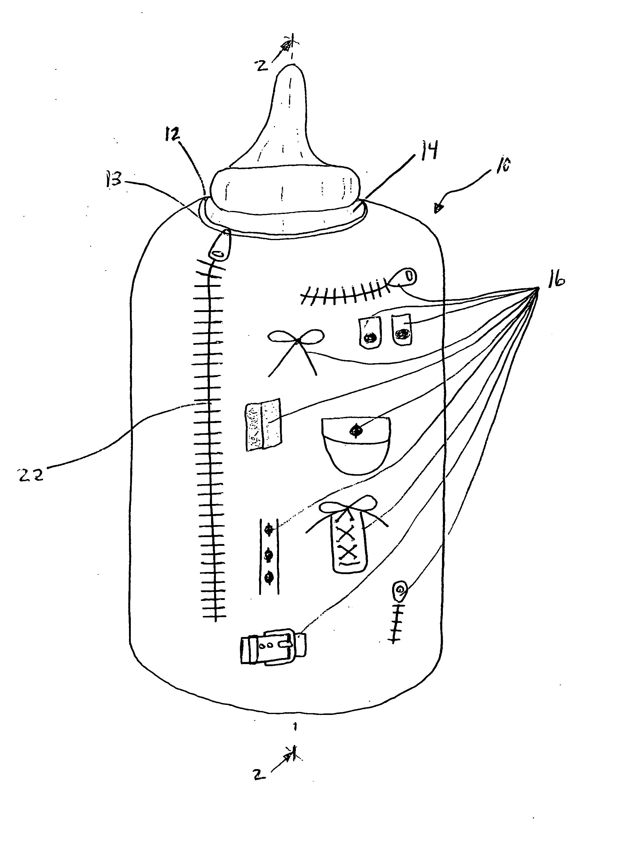 Interactive Attachment For Childrens Bottle