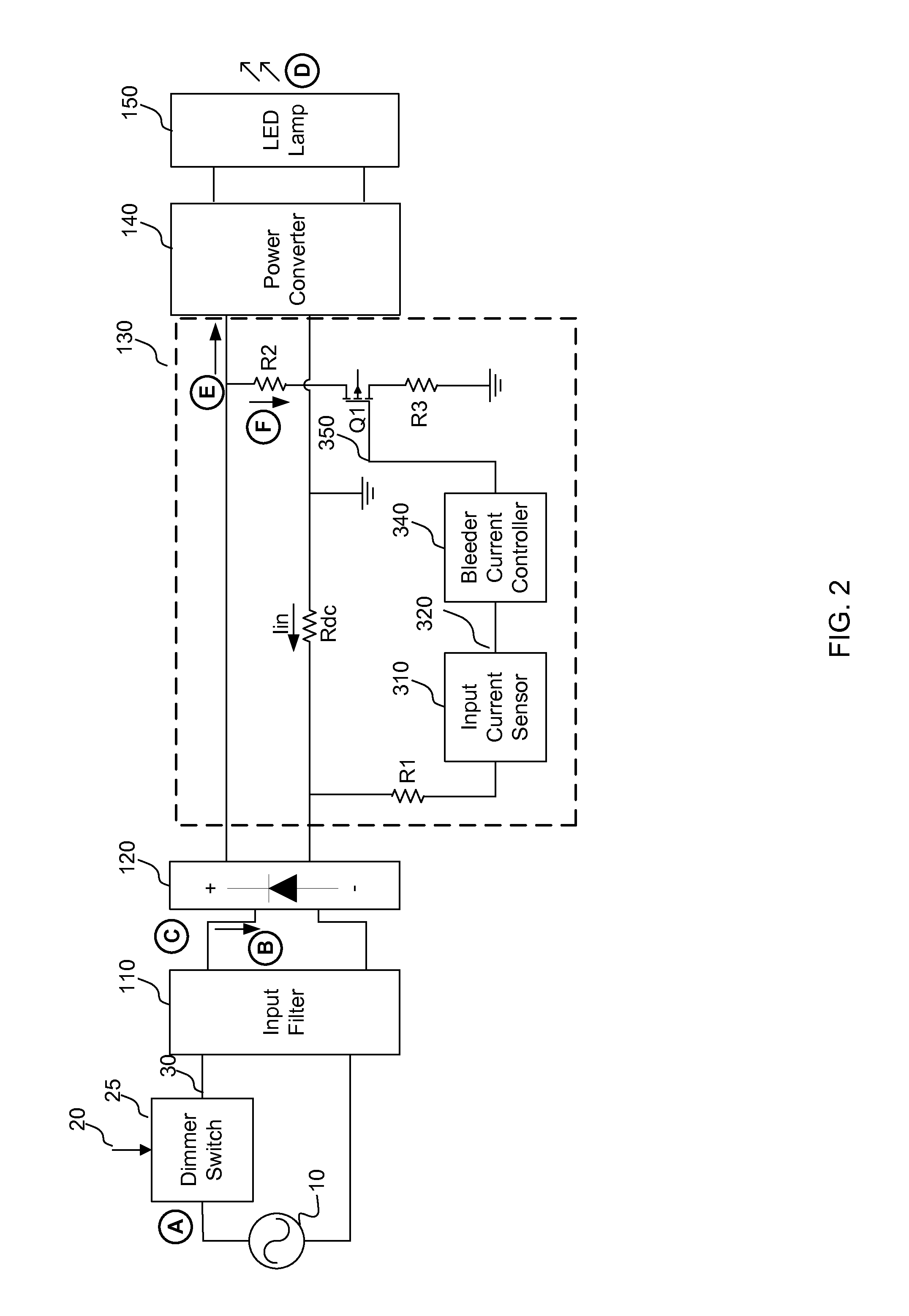 Adaptive holding current control for LED dimmer