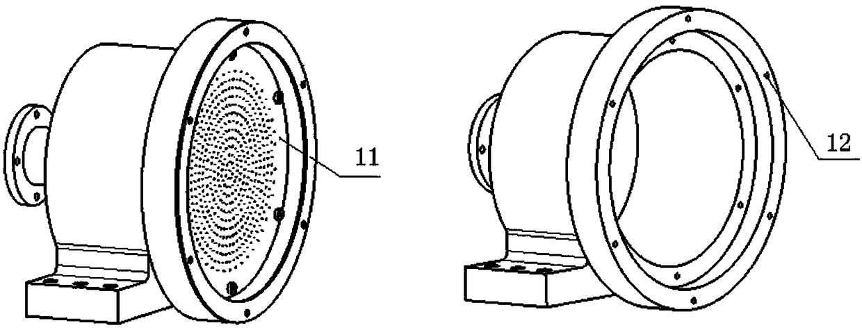 A clamping device for inner wall surface treatment of slender tubular metal parts