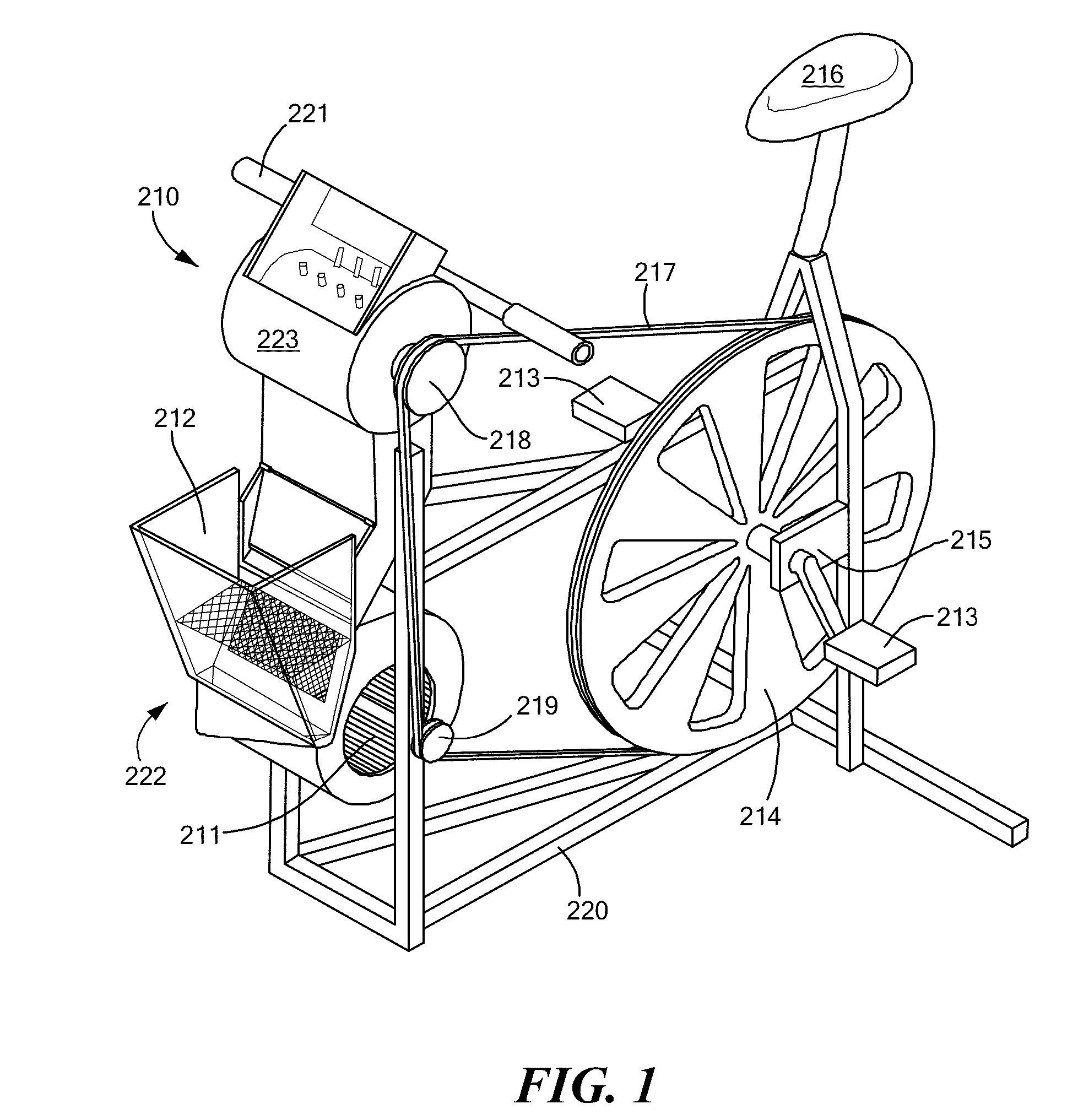Pedal-Operated Threshing Machine