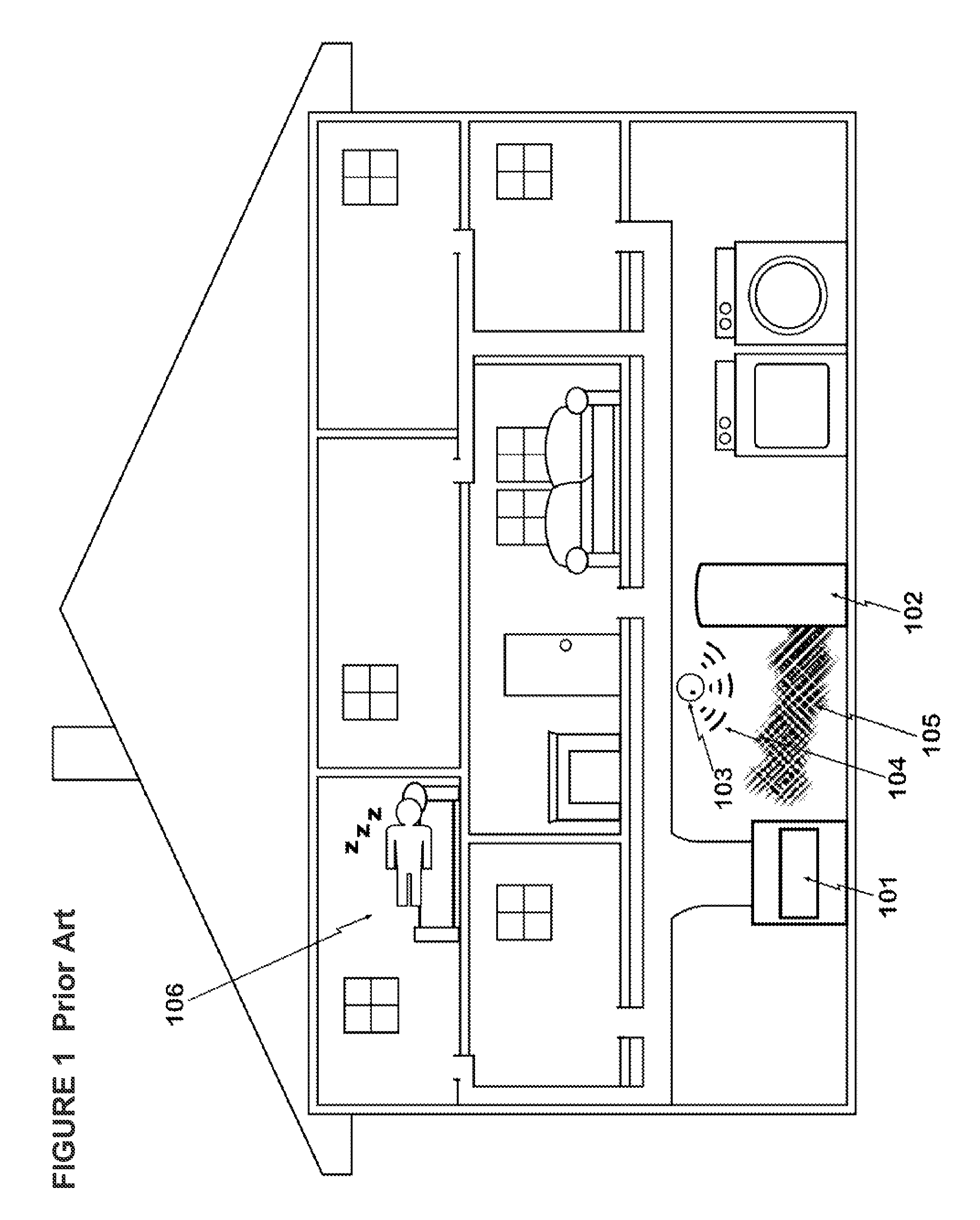 Use of heating and/or ventilation ductwork to broadcast alarm conditions