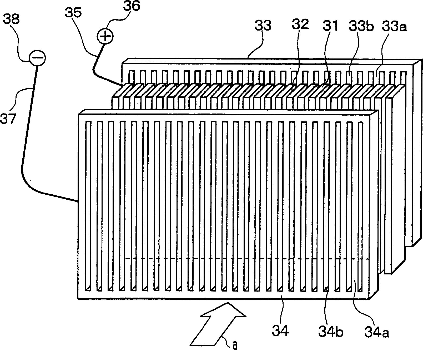 Electrical heater, heating heat exchanger and vehicle air conditioner