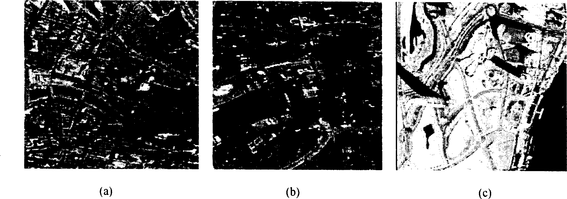 Method for picking up and comparing spectral features in remote images