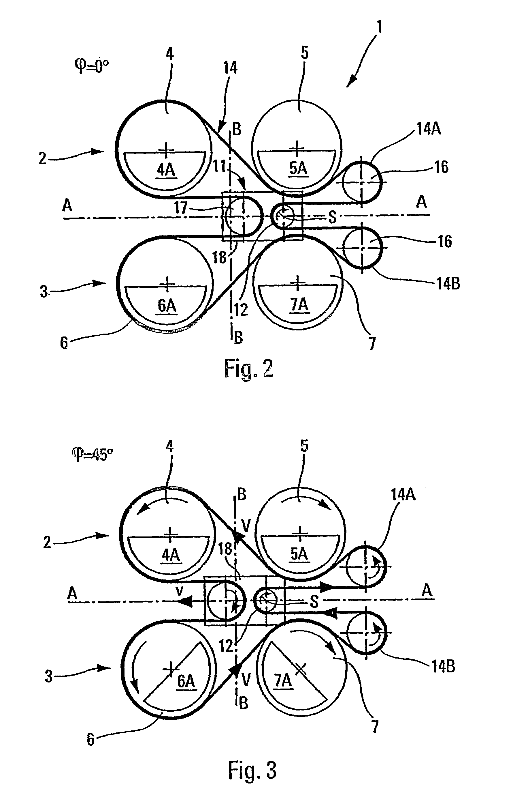 Anti-vibratory device with rotary compensation weights
