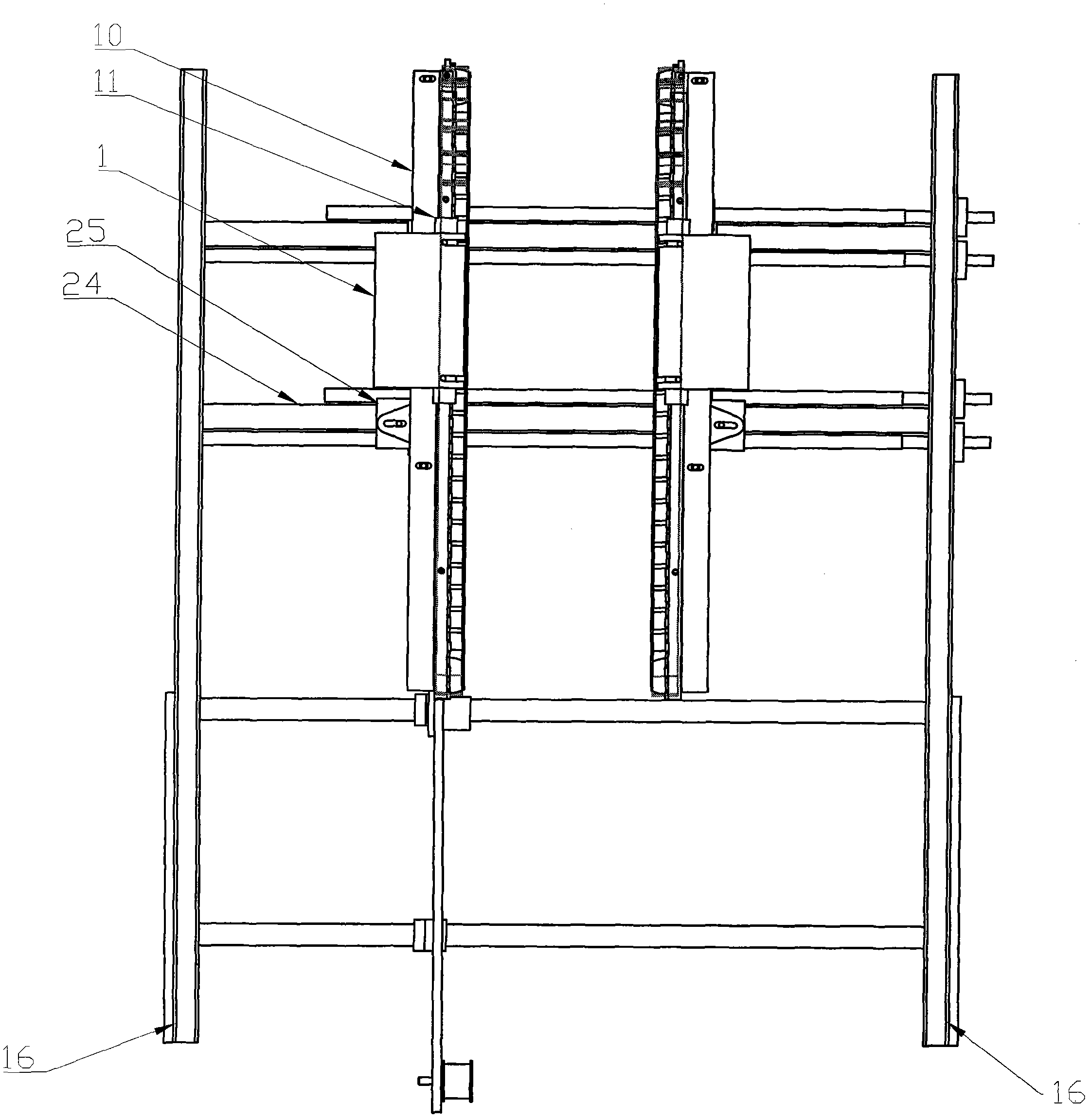 A deviation correction system for a folder-gluer