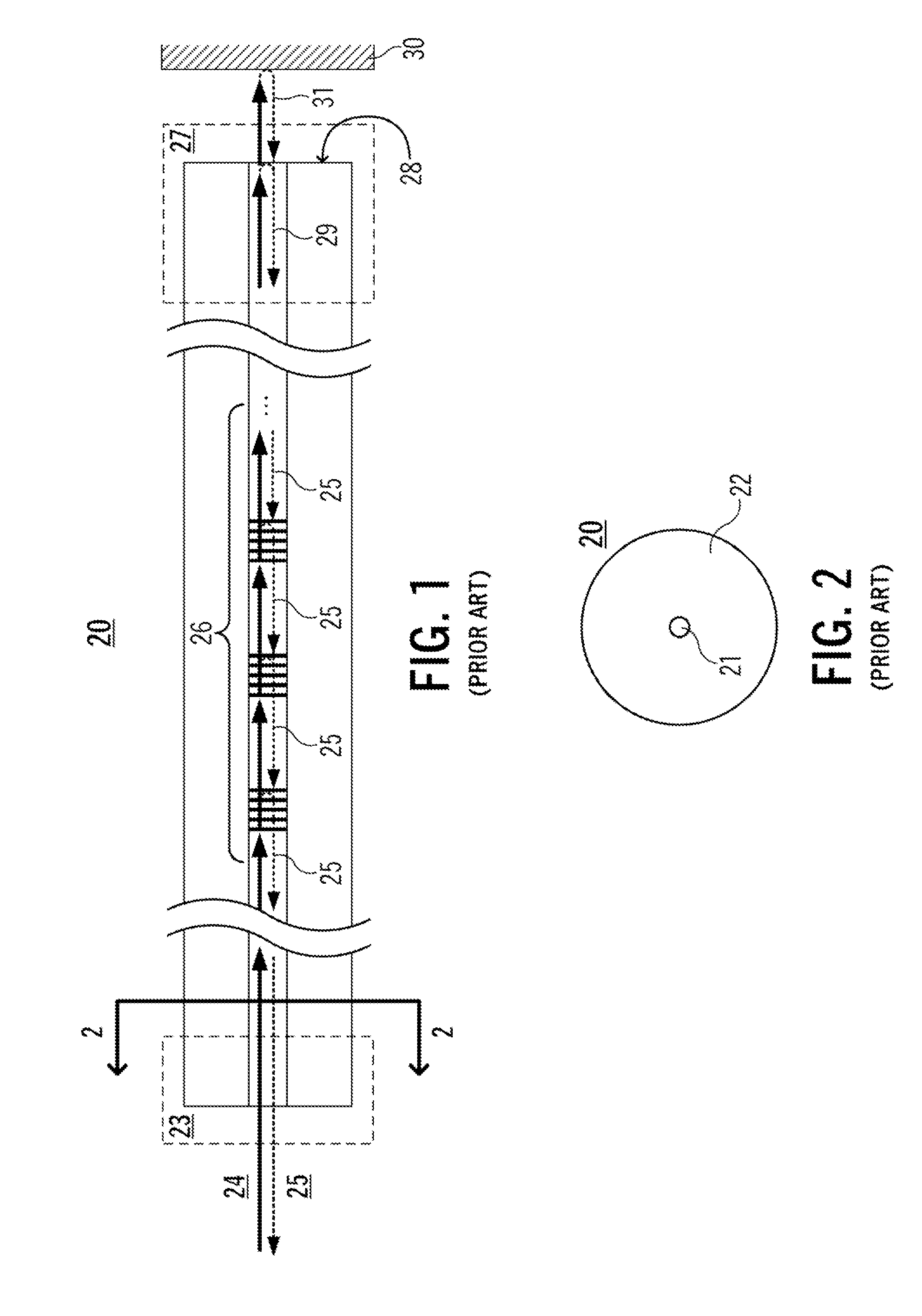 Termination Of Optical Fiber With Low Backreflection