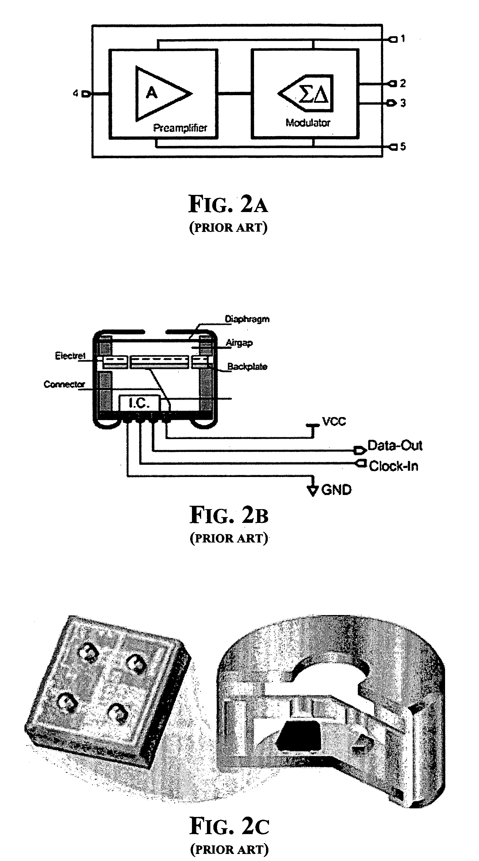 Packaged digital microphone device with auxiliary line-in function