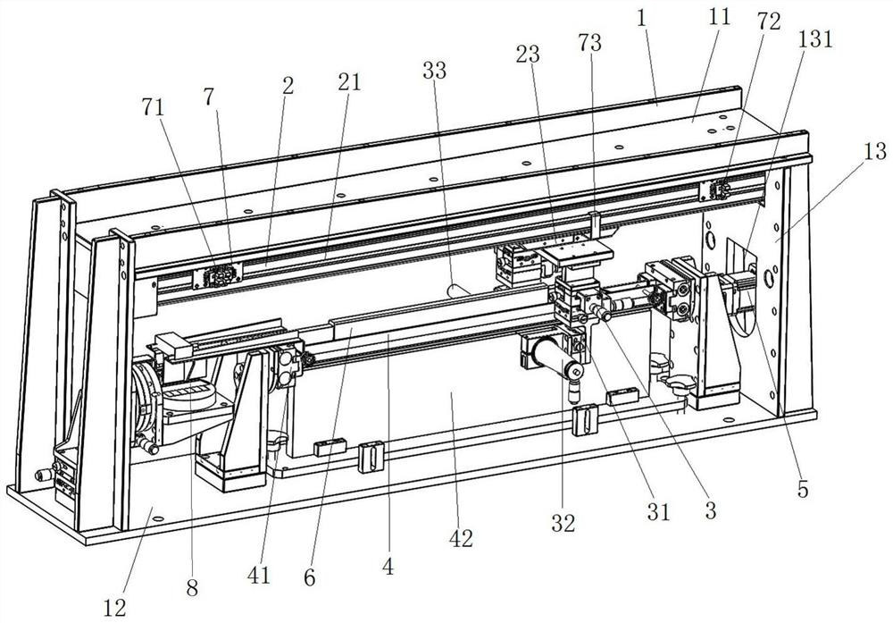 Automatic measurement method for working edge straightness of knife-edge ruler