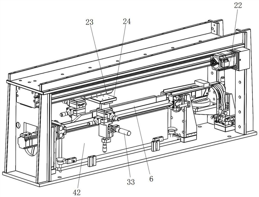 Automatic measurement method for working edge straightness of knife-edge ruler