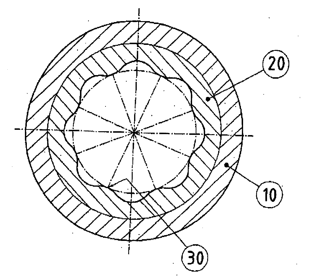 Composite tube, method of producing for a composite tube, and use of a composite tube
