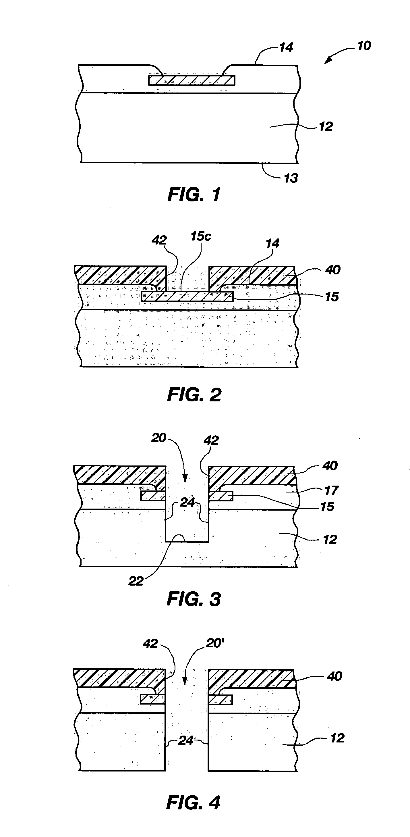 Methods for fabricating and filling conductive vias and conductive vias so formed