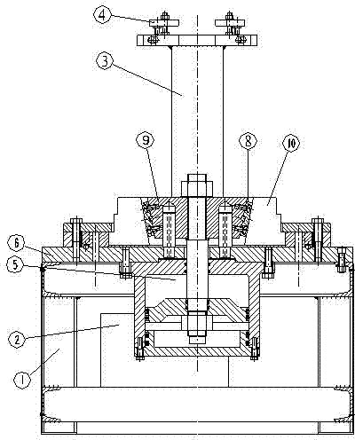 Bulging device for special-shaped part